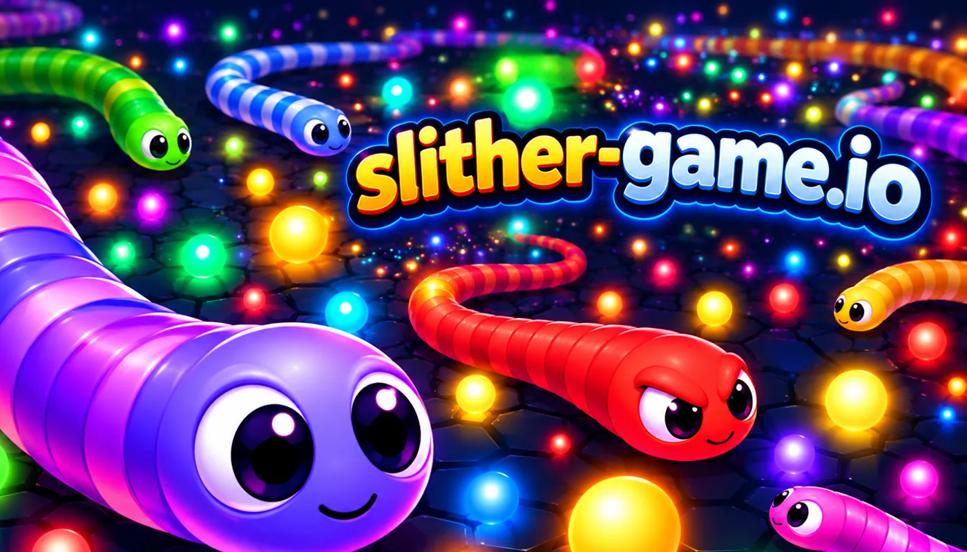 Colorful Slither.io snake skins and customization